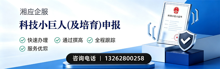 舟山科技小巨人及培育企业申报服务