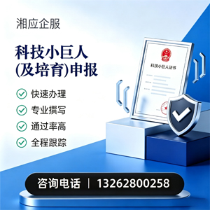 舟山科技小巨人及培育企业申报服务
